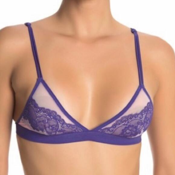Anthropologie Real Underwear NWT Triangle Mesh Bra Women S - Picture 14 of 15